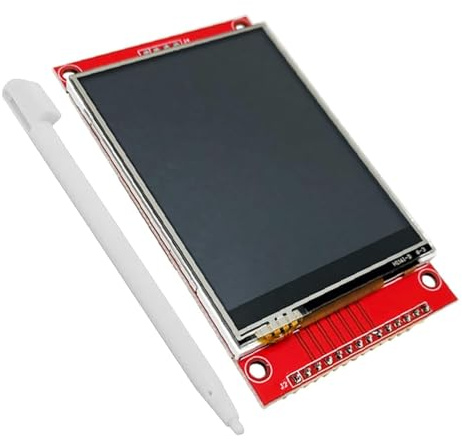 1 Pcs 2,8-Zoll 4-Draht SPI serieller Anschluss TFT LCD Display Modul ILI9341 treibt mit LCD Touchscreen 240 * 320,5V /3,3V, Mit einem durchgehenden Touchscreen-Stift (2,8-Zoll)