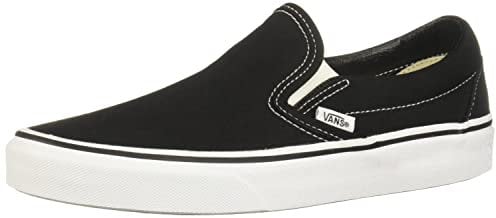 Vans Classic Slip-on Canvas, Scarpe da Ginnastica Unisex - Adulto, Nero, 42.5 EU