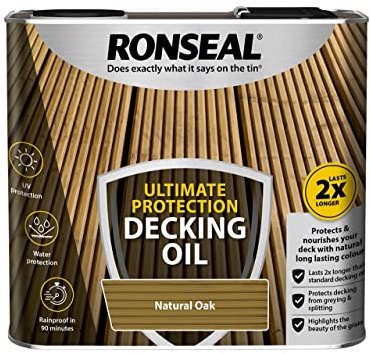 Ronseal Decking Oil Natural Oak 2.5L