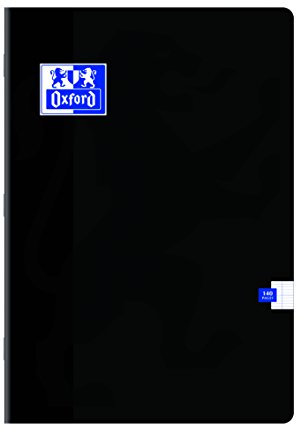 Oxford 400016250 Classique Cahier agrafé A4 140 pages grands carreaux seyès