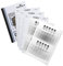 Durable Namensschilder Set, 60 x 90 mm mit Clip, inklusiv 20 Namensschilder und 4 Beschriftungsbögen, 869500