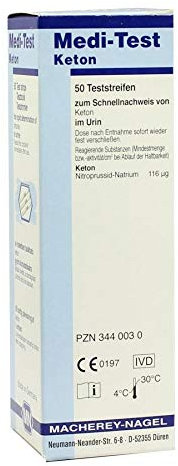 MEDI-TEST Keton Teststreifen 50 St