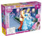 Liscianigiochi - Puzzle Disney Prinzessin Cinderella - Maxi Puzzle 35 Teile - Doppelseitig - Rückseite zum Ausmalen - Lehrreiches Spiel - Ab 3 Jahren