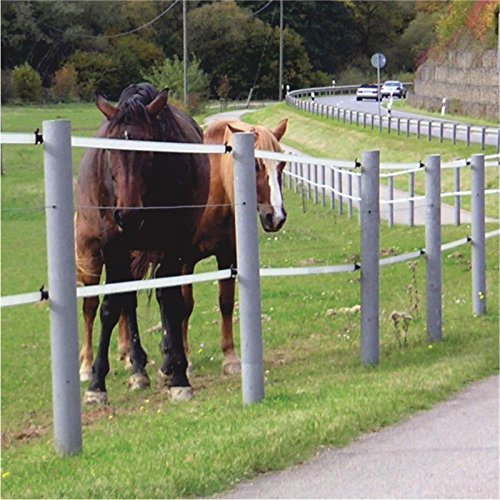 Göbel Weidezaunpfahl Recycling Pfahl 2000x100mm rund mit Spitze umweltfreundlich