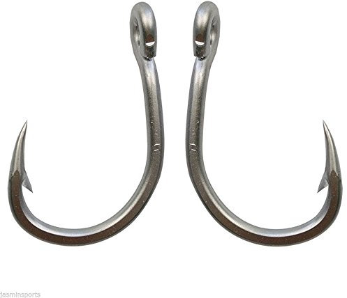 Big Game Edelstahl Angelhaken 10884 Salzwasser & Süßwasser Inline Kreis Angeln Haken Live Bait Angelhaken Angelausrüstung(6/0-30pcs)
