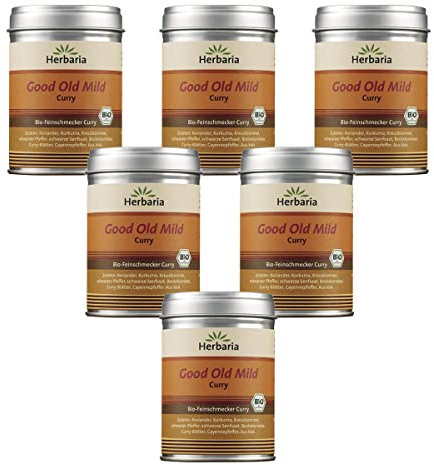 Herbaria Bio Good Old Mild Curry bio M-Dose (6 x 80 gr)
