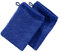 Möve Waschhandschuh 2er-Pack Quadretti Walk-Frottier royal Größe 15x20 cm