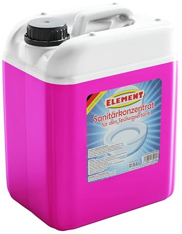 Sanitärflüssigkeit für Spültank I 2,5 Liter I Sanitärkonzentrat Campingtoilette I Frischwasser-Zusatz I Spülwasserzusatz I Sanitärzusatz für Campingtoilette