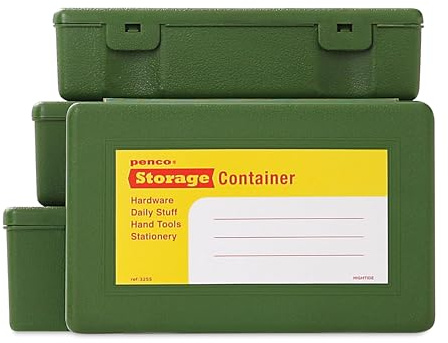Hi-Tide Penco Storage Containers, Set of 4, Green EB013
