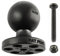 Ram Mounts RAM Stack-N-Stow TOPSIDE W/ 1Inch Ball, RAP-395T-BBU (W/ 1Inch Ball)