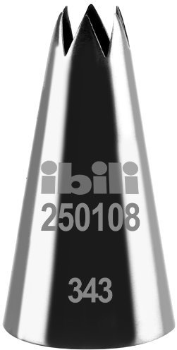 Ibili 250108 Douille de pâtisserie forme d'étoile 8 mm