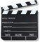 Schramm® Regieklappe 20x18cm Regie Klappe Filmklappe Szenenklappe Hollywood Kreidetafel Clapbaord