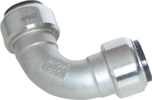 Edelstahl Steckfitting Tectite Bogen 90° 22 mm Innen/Innen lösbar, TS002A