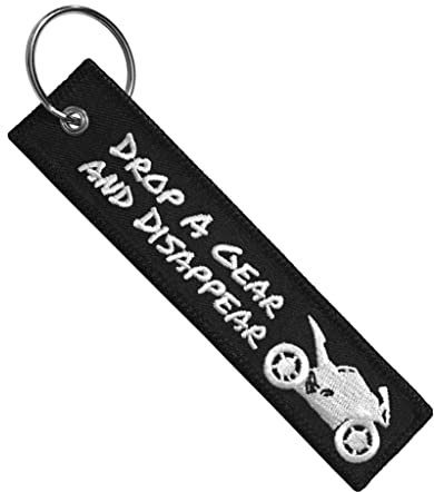 Moto Loot Schlüsselanhänger für Motorräder, Roller, Autos und Geschenke, Lassen Sie eine Ausrüstung fallen und verschwinden, Medium