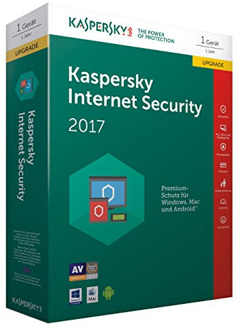 Kaspersky Internet Security Upgrade 2017 | 1 Gerät | 1 Jahr | PC/Mac/Android | Download