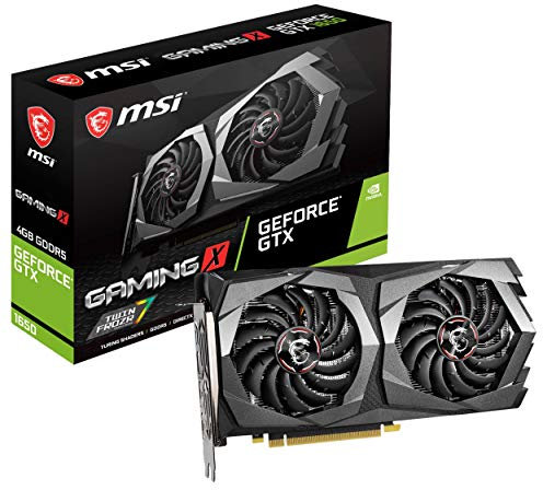 MSI Nvidia GeForce GTX 1650 Gaming X 4G Graphics Card 4 GB GDDR5, 1860 Hz, 2x DisplayPort, HDMI, Dual Fan Cooling System