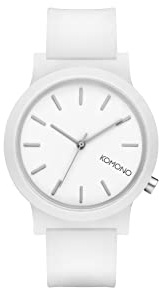 KOMONO Mono Unisex Japanese Quartz Analogue Watch with Silicone Strap