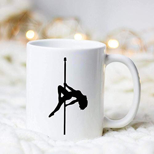Tasse de pole dance - Cadeau de pole dance - Tasse en céramique résistante à la chaleur