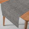 DecoHomeTextil Heimtextilmanufaktur Miami Tischläufer Tablerunner Breite 40 cm Länge und Farbe wählbar Metallik Grau 40 x 420 cm