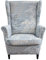 NOPEXTO Ohrensessel Husse, Stretch Wingback Stuhl Schonbezüge, Sesselbezug Mit Blumen Muster Dekorative Bezug Husse Für Ohrensessel (Herbst)