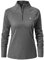 YSENTO Womens 1/4 Zip Running Tops Long Sleeve Sport Gym Top Training Casual Long Sleeve Golf Top(Dark Grey,L)