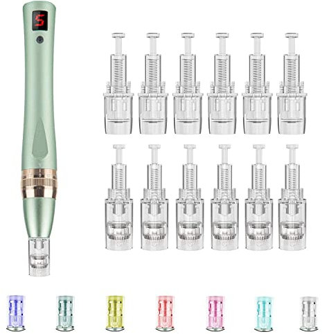 PIPM Derma Pen Für Microneedling Micro needle, Für Hair Lippen Skin,12x Nadeln B024