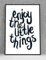 Handmade By Stukk Posterwand, Motivation Enjoy The Little Things, A4, 210 x 297 mm