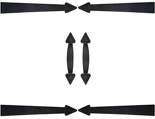 NILEHO Magnetic Hinges Handles Garage Door Decorative Hardware Faux Garage Magnets Accents