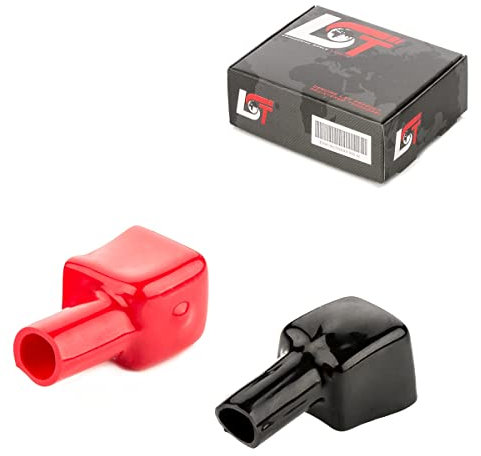 LST Batteriepol Abdeckungen Schutzkappen Set rot schwarz negativ positiv