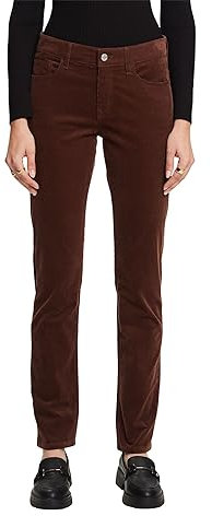 ESPRIT Damen 093EE1B305 Hose, 210/BROWN, 34W x 30L