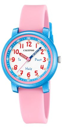 Calypso Kinderuhr Analog - Kautschuk - Quarzwerk - Robustes Glas - Wasserdicht 5 ATM - My First Watch - K5827