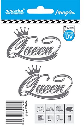 Avisa AutoTattoo Aufkleber QUEEN 2-Stück - 6,3x4cm