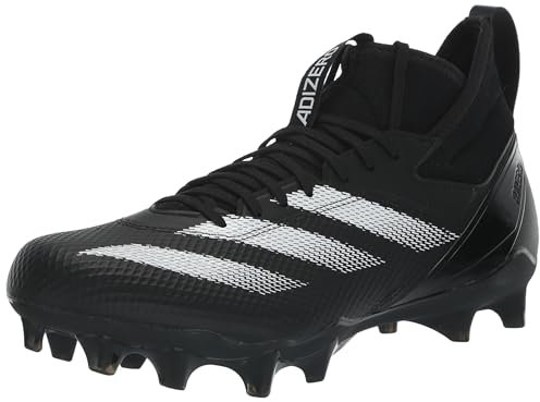 adidas Adizero Impact American Football Sneaker, Unisex, Erwachsene, Schwarz/Weiß/Schwarz