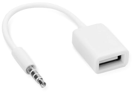 Câble 3,5 Mm vers USB, Prise Mâle 3,5 Mm vers USB Femelle AUX Câble Adaptateur De Convertisseur De Câble Audio pour Appareils avec Prise Audio AUX