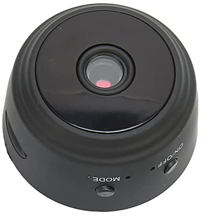 Sxhlseller Kleine WiFi Kamera, 1080P Videokamera Recorder, Unterstützt für Android für 360 Grad Drehung, Wiederaufladbare Überwachungskamera für Büro und Zuhause