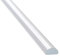 Profilo anti-rumore per doccia, asta semicircolare in acrilico, 5 x 10 x 1000 mm, confezione doppia, 2 pezzi, in PMMA resistente agli urti (acrilico), guarnizione trasparente paraspruzzi per docce in