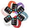 BDIG Pack of 6 Sports Bracelets Compatible with Xiaomi Redmi Watch 3 Active for Men and Women, Soft Silicone Band Replacement Strap for Xiaomi Redmi Watch 3 Active