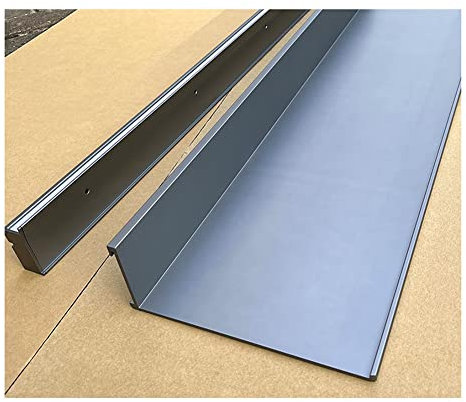 Schwebendes Regal, Schlafzimmer-Wohnzimmer-Dekorregal mit LED-Licht, Ausstellungsregale zur Wandaufbewahrung (Pflanzen, Bücher), Aluminium, Wandmontage (Farbe: Grau, Größe: 50 cm)