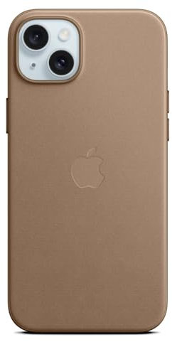 Apple iPhone 15 Plus Feingewebe Case mit MagSafe – Taupe 