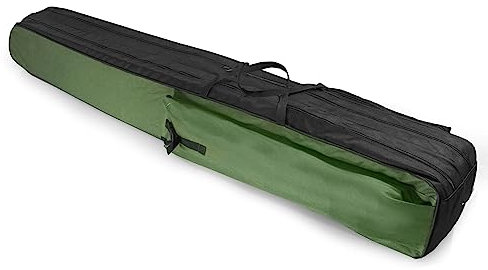Aves-24 Rutentasche Angeltasche ANGELKOFFER 1, 2 oder 3 Fächer 80 bis 190cm Fishing Angeln Tasche (2 - Fächer, 120cm)
