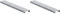Bosch 2609255819 DIY Klammern Typ 53 11.4 x 0.74 x 6 mm (Packung mit 2)