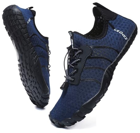 Hanani Chaussures Aquatique Homme Femme Chaussures d'eau Antidérapantes Chaussures de Sport Chaussure de Plage