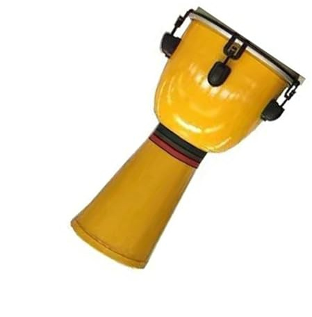 10-Zoll-bunte Djembe-Trommel Für Erwachsene, Bühnenperformance, Percussion, Afrikanischer Stil, Tamburin Djembe Für Anfänger (Color : D)