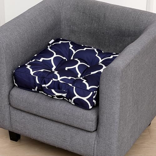 RACE LEAF Sesselerhöhungskissen, groß, 45 cm, quadratisch, festes Sitzkissen mit 10 cm dicker Hebebühne, weiche Baumwolle, für ältere Menschen, postoperative Schwangerschaft, abnehmbarer und