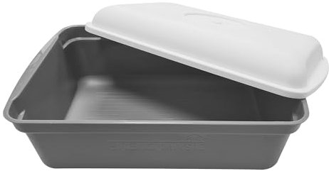 Genius Brotkasten Bread Magic XL Brotkästen für langanhaltende Frische Set 2-tlg. Brotbox Brotdose 38x26,5cm mit innovativer Technologie zur Feuchtigkeitsregulation BPA frei, spülmaschinen geeignet