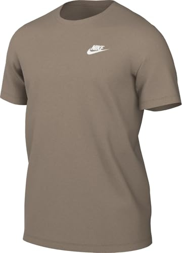 Nike Sportswear Club Herren-T-Shirt, Khaki, AR4997-248, XS
