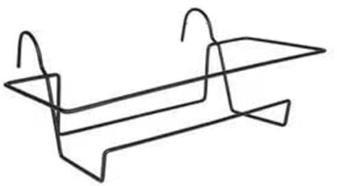 Gbloodst Support rectangulaire à suspendre pour pot de fleurs de taille moyenne pour balcon, pot de légumes, grande bande longue, facile à installer et à utiliser