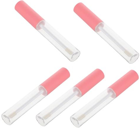 FOMIYES 5pcs Diy Lip Balm Tube Empty Eyeliner Containers Empty Lip Gloss Tubes for Travel