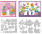 DELORIGIN Osterhasen Stanzteile Stanzformen Mit Kaninchen Und Blumenmuster Rahmen Karbonstahl Cartoon Stanzformen Scrapbooking Stanzschablonen Neuheiten Für Ostern Geschenke Partys Grüße Fotoalbum