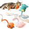 Speedy Panther Cat Chew Rope – 3 Pack Plush Toys with Rope, Bite Resistant Catnip Rope Toys for Indoor Cats & Kittens | Teeth Cleaning | Stress Relief